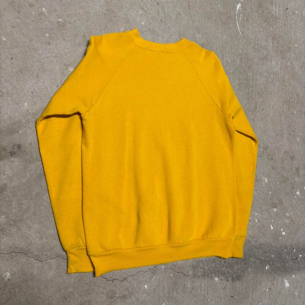 American-vintage Men's Yellow Sweatshirt - Picture 3 of 3